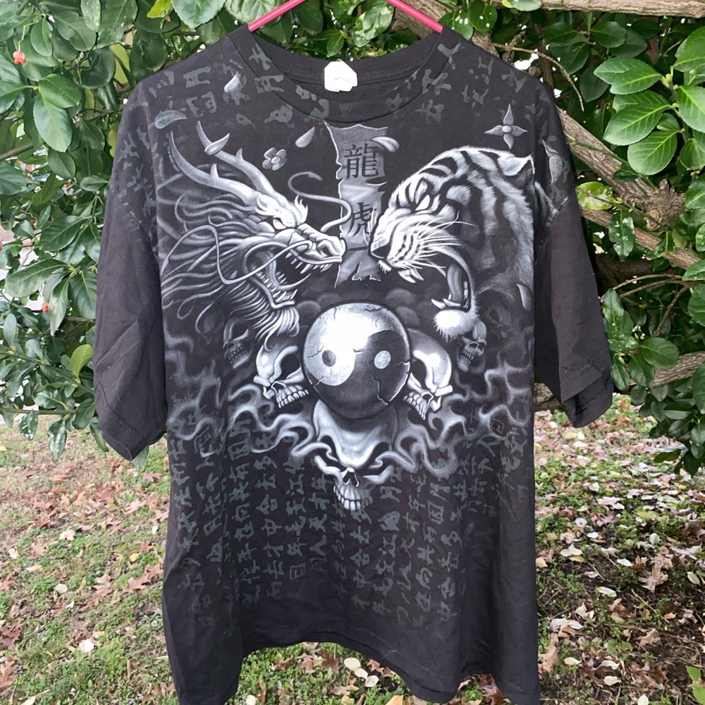 Dragon/Tiger Skull Tee